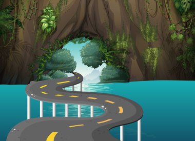 uzun bir yol Mağarası