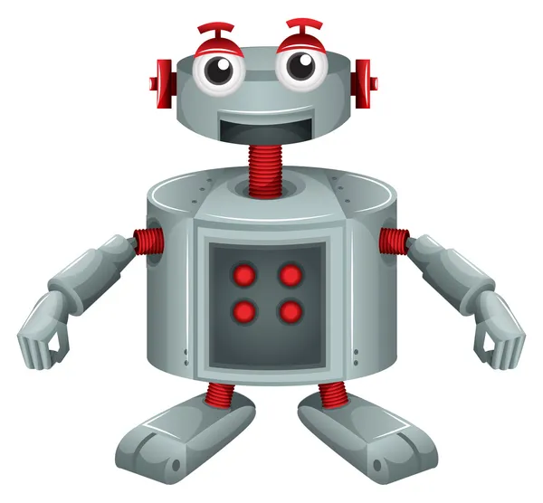Um robô de brinquedo — Vetor de Stock