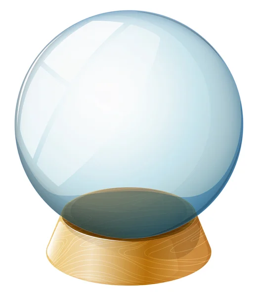 Uma cúpula transparente — Vetor de Stock