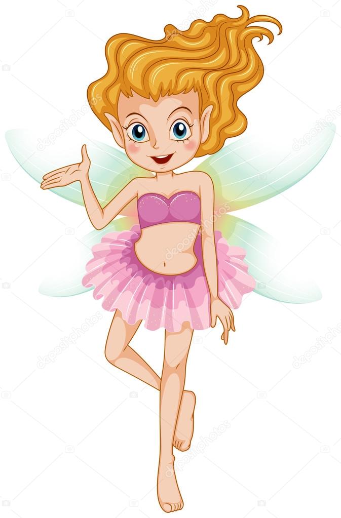 A beautiful young fairy