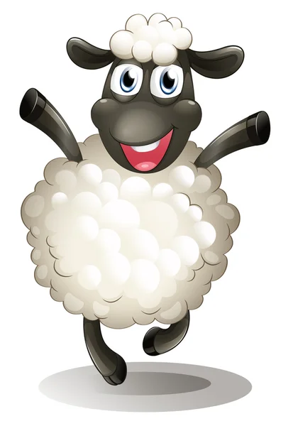 A happy sheep — Stock Vector