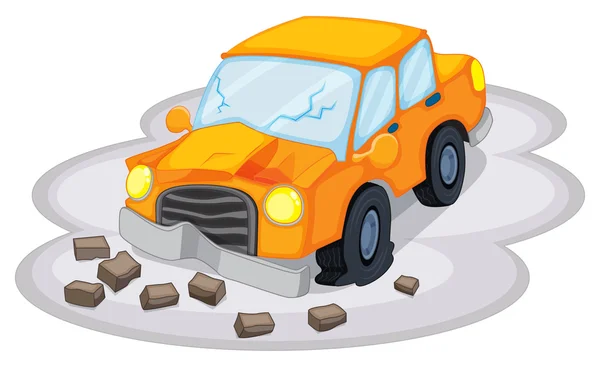 A car accident Royalty Free Stock Illustrations