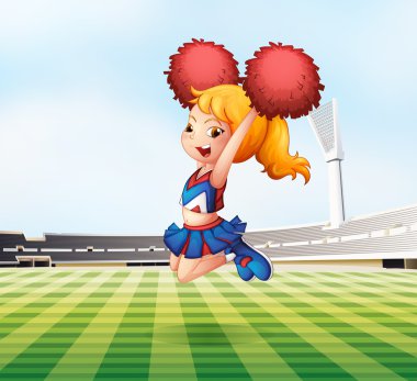 bir amigo kız sahasında tezahürat