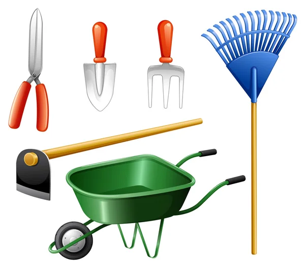 Outils de jardinage — Image vectorielle