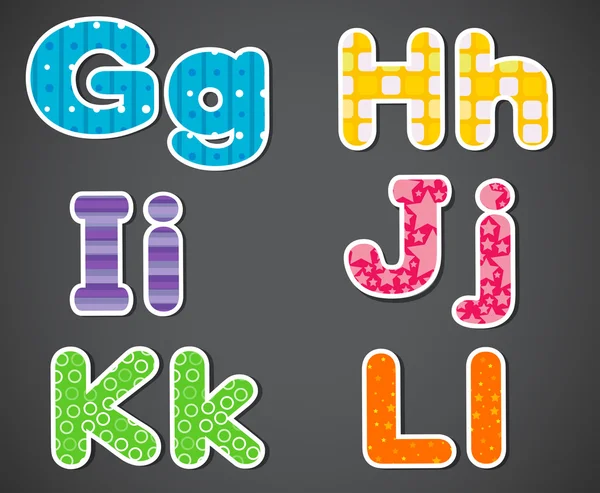 Colorful Alphabet — Stock Photo © lenmdp #27647969