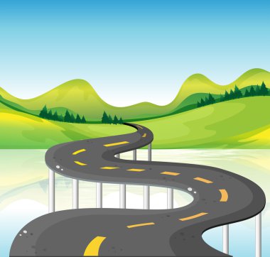 çok dar eğri yol