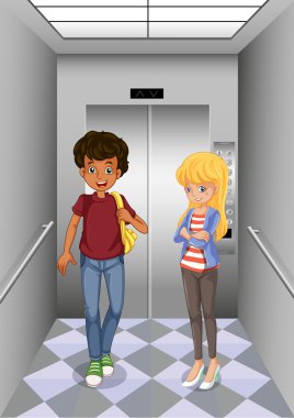Asansör adlı iki genç
