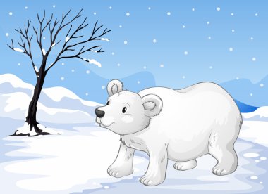 yürüyen bir snowbear