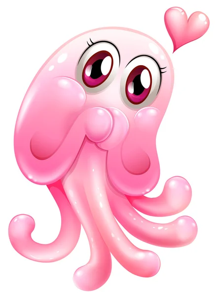 可爱章鱼怪物 — 图库矢量图片