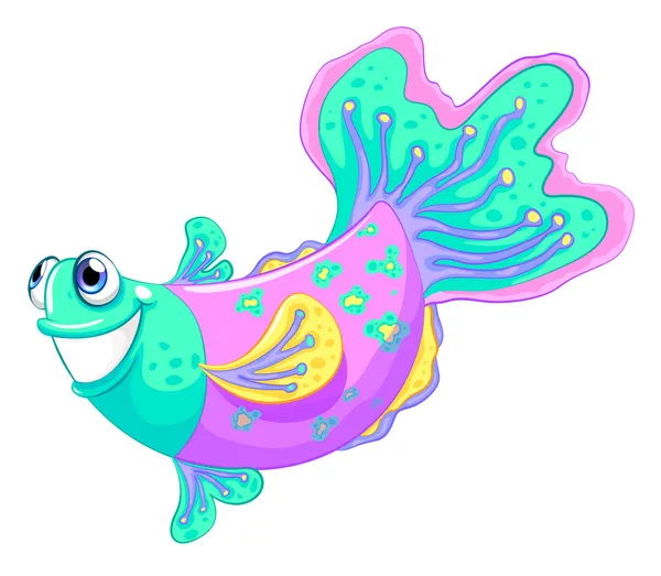 A colorful fish — Stock Vector