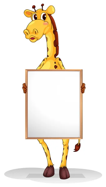 Een giraffe — Stockvector