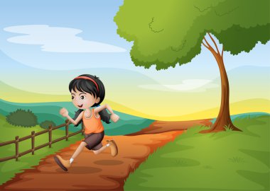 aceleyle koşan hill adlı bir kız