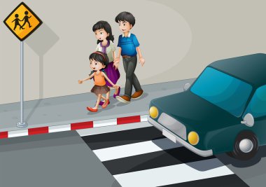 bir aile street yürüyüş