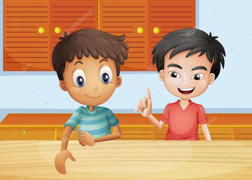 3,131 ilustraciones de stock de Niños platicando | Depositphotos®