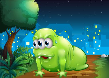 City ground adlı sürünerek yeşil canavar