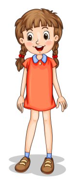 Gülümseyen genç bir kız