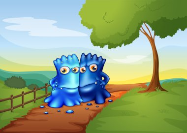 çiftliğe gidecek iki bestfriend canavarlar