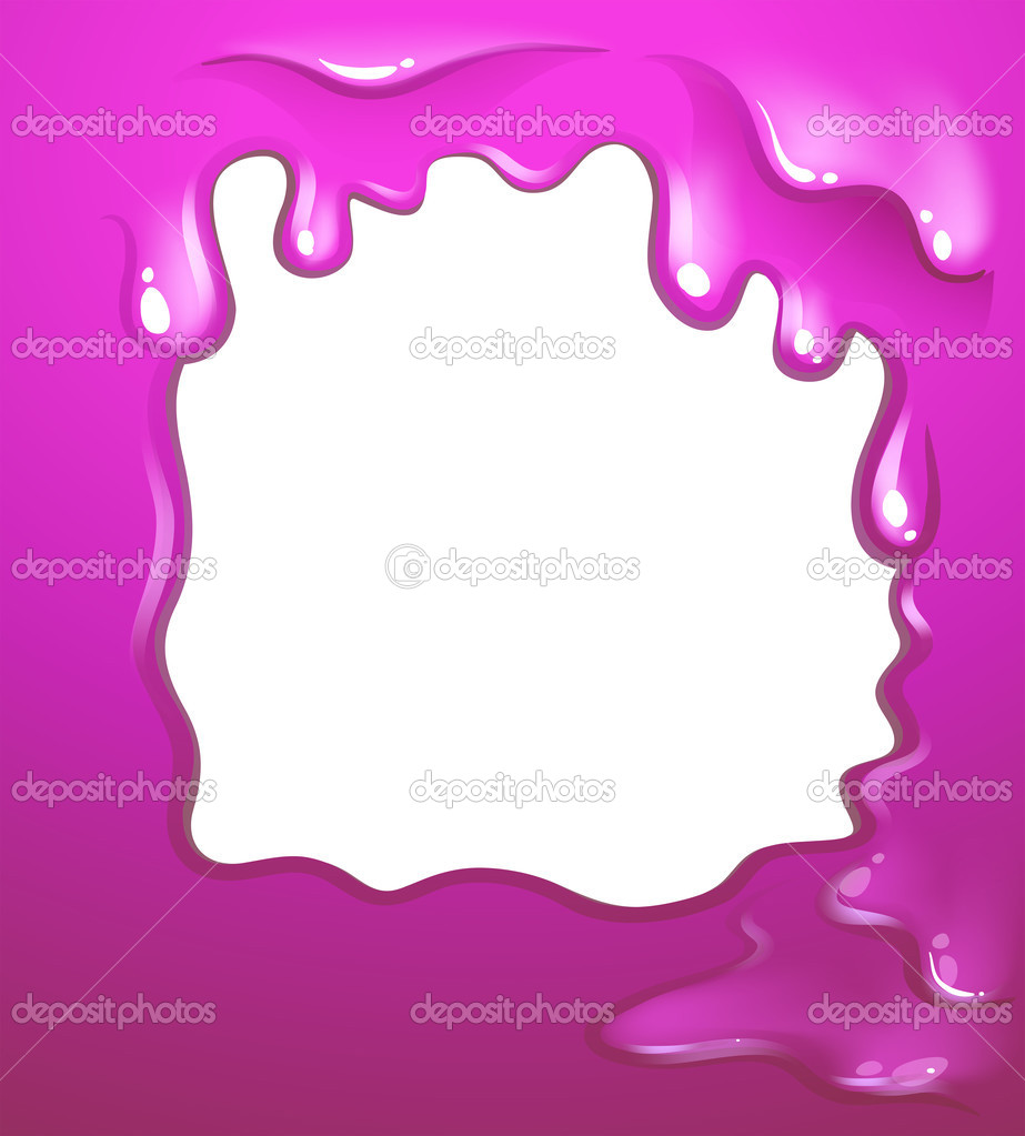 A border design in pink color