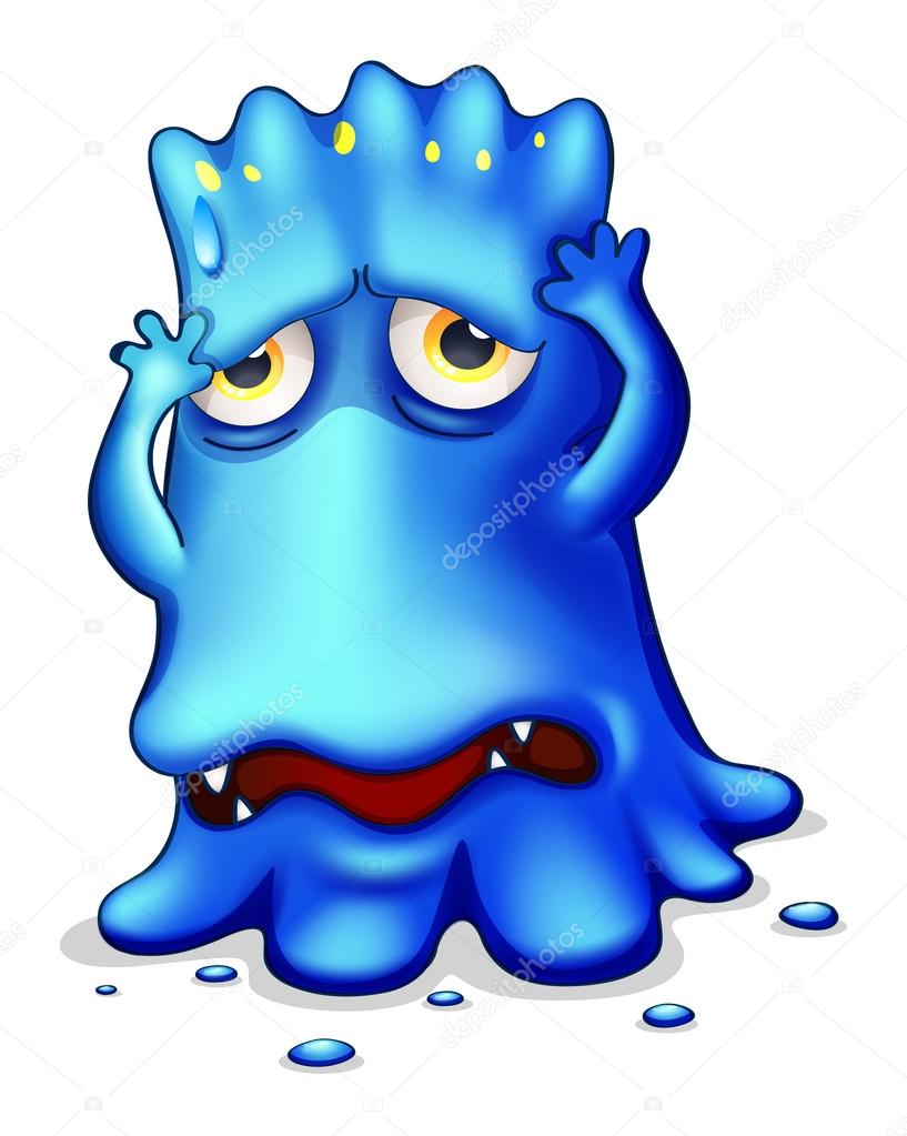 エラーのため悲しいモンスター ストックベクター C Interactimages