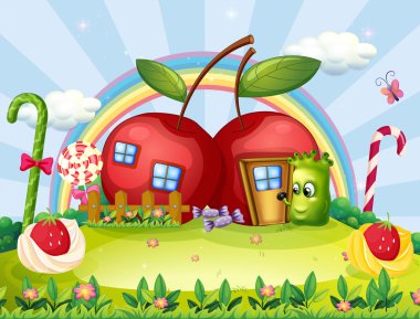 elma bahçesine gitmek bir canavar