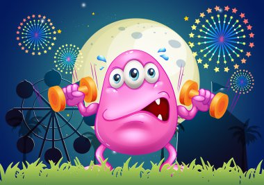 terli pembe canavar egzersiz