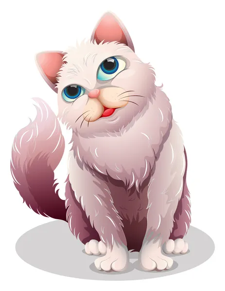 Şişman kedi — Stok Vektör