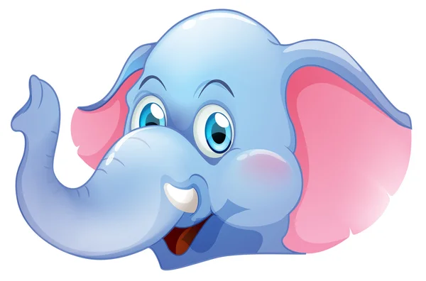 Niebieski słoń — Wektor stockowy