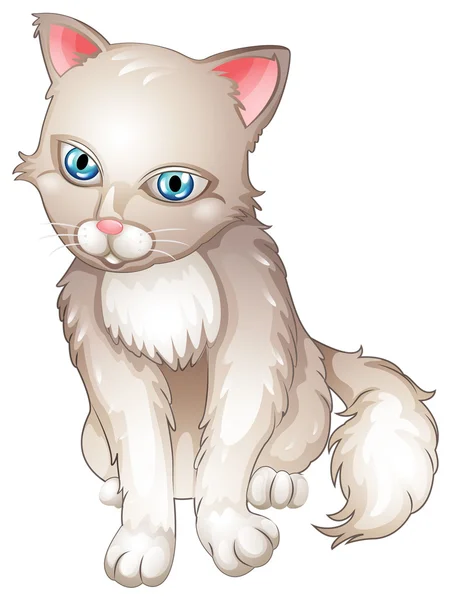 Сумно кішка — стоковий вектор