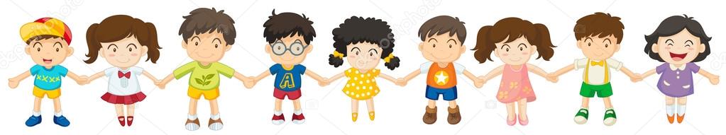 Resultado de imagen de niños en fila