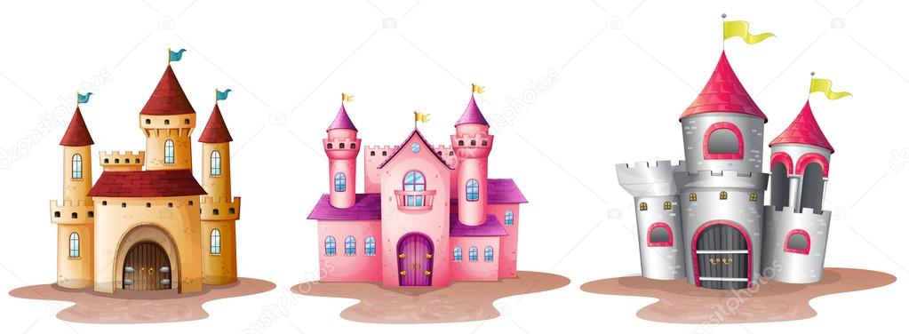 Three different castles