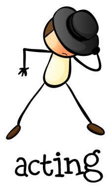 Çöp Adam oyunculuk