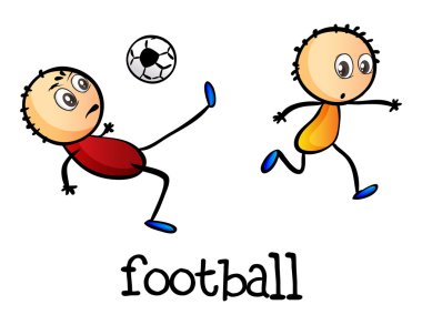 futbol oynarken stickmen