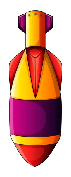Uma bomba colorida — Vetor de Stock