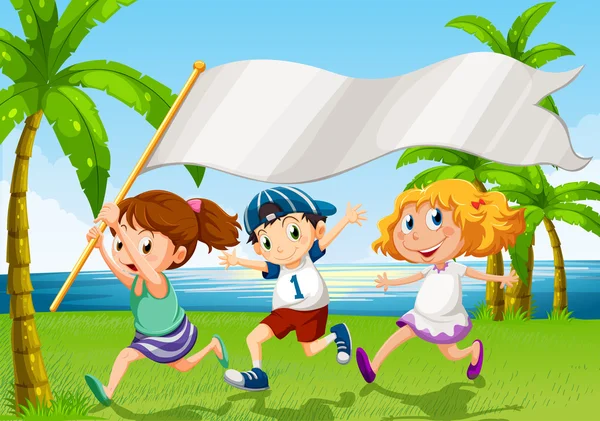 Kids running cartoon Vector Art Stock Images | Depositphotos