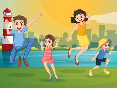 mutlu bir aile fener arasında atlama