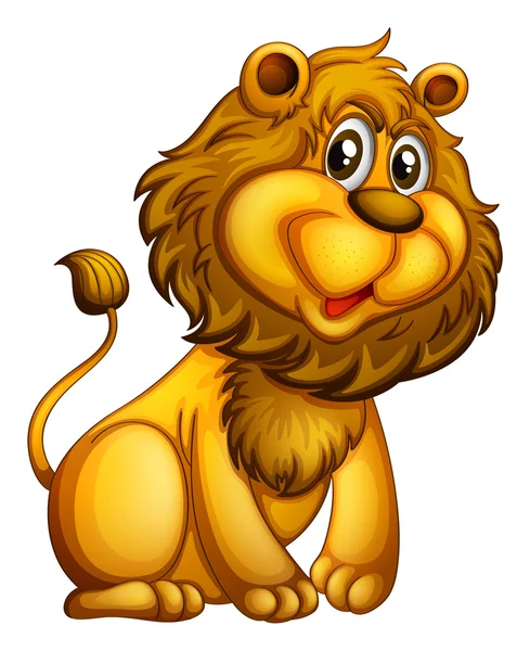 Un jeune lion — Image vectorielle