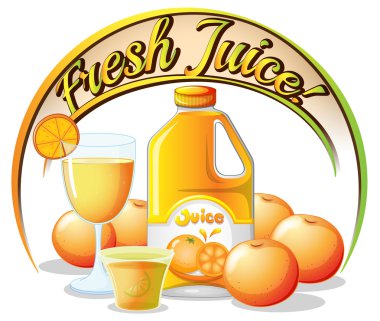 taze meyve suyu etiketi