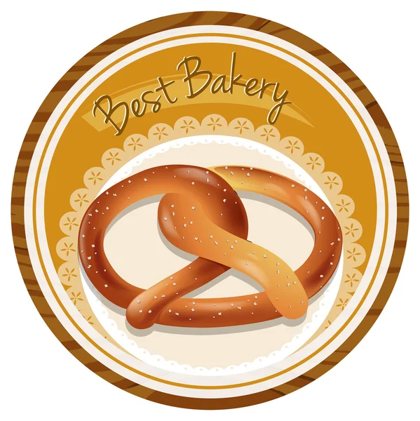A best bakery label — Stock Vector