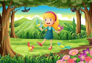 kuşlar ormanı adlı genç bir kız