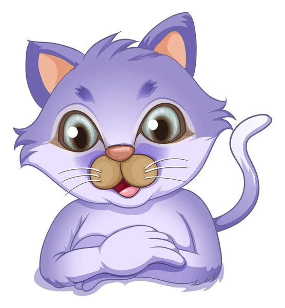 かわいい猫 — ストックベクタ