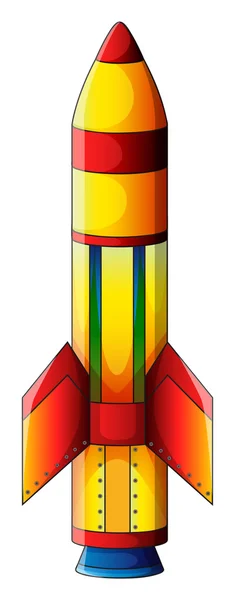 Una bomba explosiva colorida — Vector de stock
