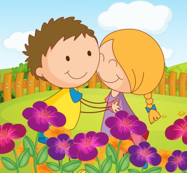 birkaç tepenin bir Garden