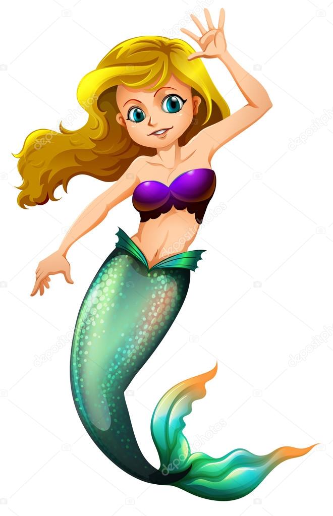 A pretty mermaid