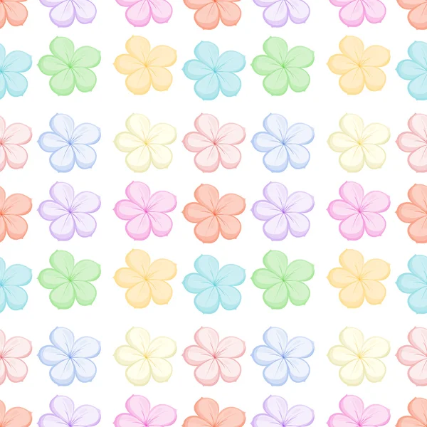 Design floral sans couture — Image vectorielle