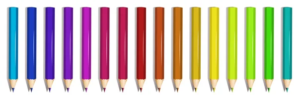 Група барвистих олівців — стоковий вектор
