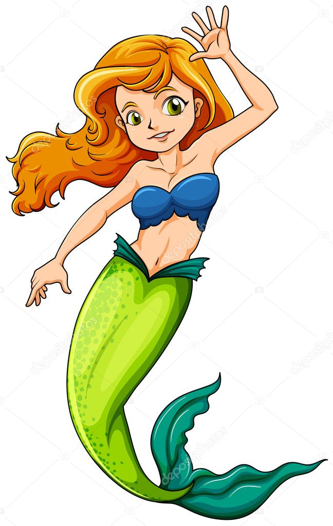 A beautiful mermaid