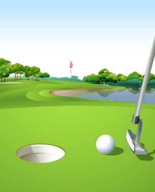 temiz ve yeşil bir golf sahası