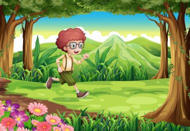 een Explorer-venster draait op de jungle