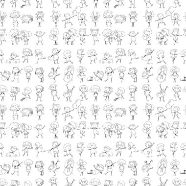 neşeli çocuklar ile sorunsuz bir tasarım