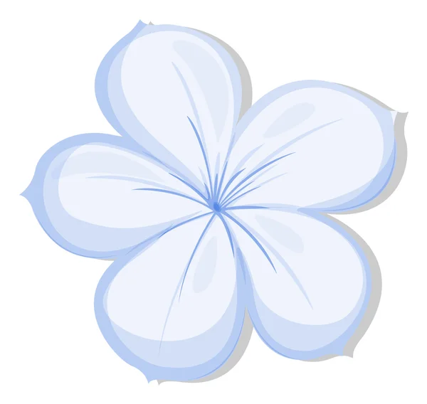 Een vijf-petal bloem — Stockvector